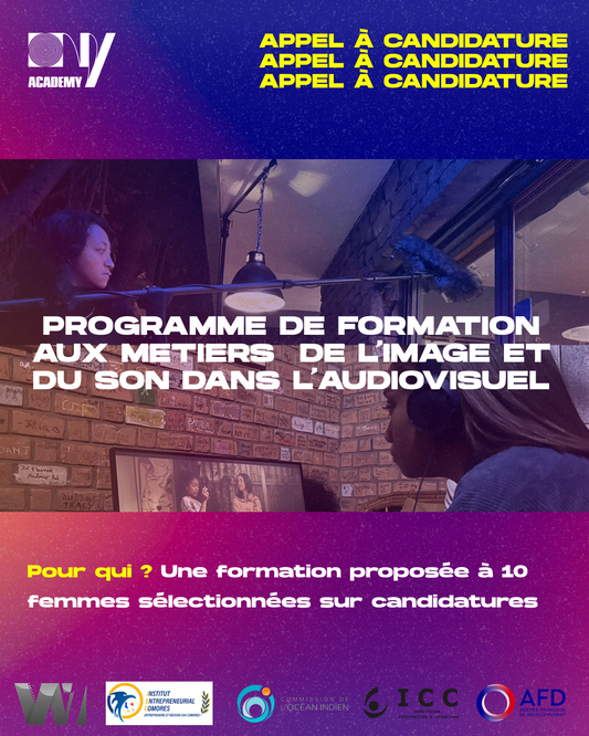 CANDIDATEZ À NOTRE PROGRAMME DE FORMATION AUX MÉTIERS TECHNIQUES DE L'AUDIOVISUEL DÉDIÉ AUX FEMMES